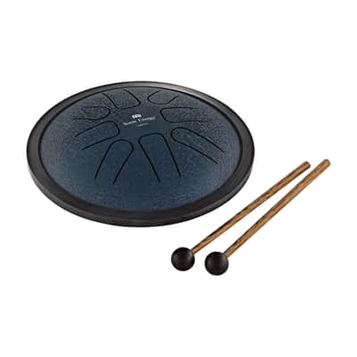 Meinl Sonic Energy Small Steel Tongue Drum, 7 Inch, G Minor, Navy Blue image 2