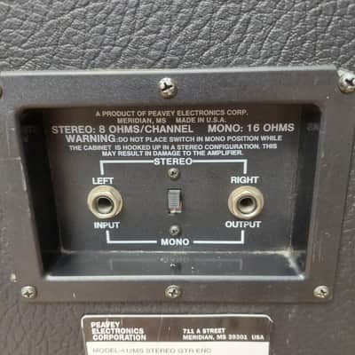 2000's Peavey 412MS 4x12" Slant Guitar Speaker Cabinet 240 Watt (USED) SN# 11714648 "Made In USA" image 14