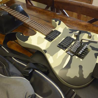 ESP LTD M-200UC Urban Camo Floyd Rose Strat Horizon Dinky M-200 Guitar Premium Gig Bag M200 image 2