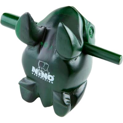 NINO® Percussion Wood Frog Güiro, Medium, Green image 4