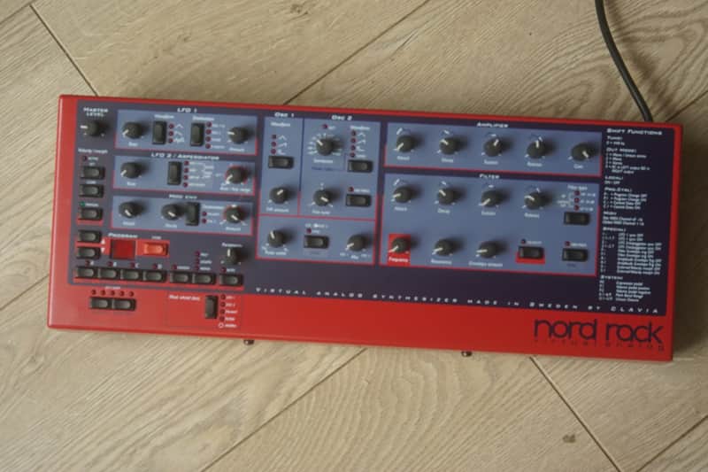 Nord Lead Rack Rackmount Virtual Analog Synthesizer 1995 - 1997 - Red image 1