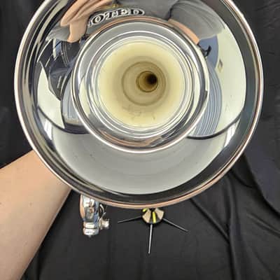 Schilke E3L-4 Traditional Custom Series 4-Valve Eb Trumpet with Tuning Bell - Silver Plated 2026 w/ case image 10
