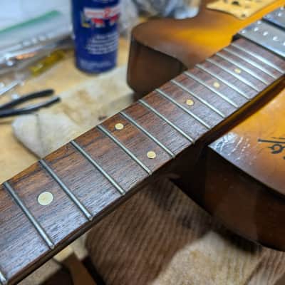 1960s Eko Model 100 Hot Rod Electric Guitar Vintage 3-Pickup Hollow Body Archtop Conversion image 16