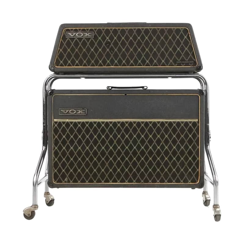 Vox V-8 Berkeley Super Reverb 17-Watt 2x10" Piggyback Guitar Amp image 1