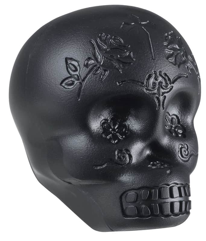 LP Latin Percussion Sugar Skull Shaker Black image 1