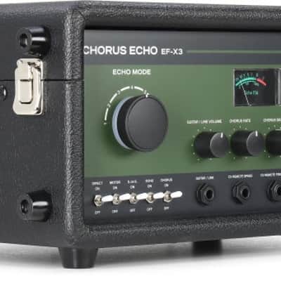 Echo Fix EF-X3 Tolex Chorus Echo Tape Delay - Vintage Green Front Panel image 1