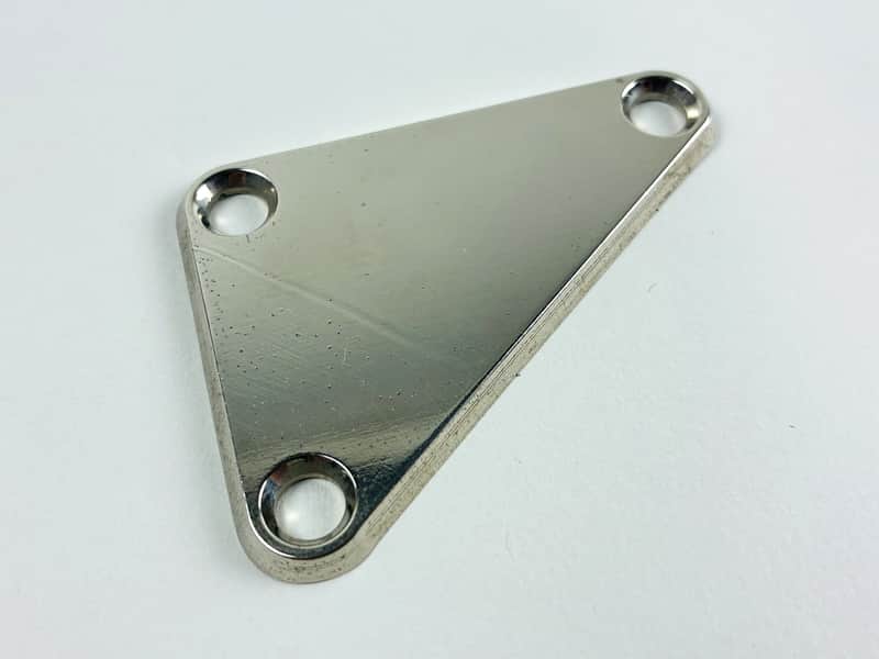 Hendrick Generator Neck Plate – Rare Original Part 80s -Nickel image 1
