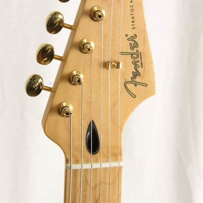 Fender Mexico Deluxe Player Stratocaster Honey Blonde image 6