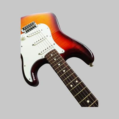Fender Standard Stratocaster Plus Top with Rosewood Fretboard - 2014 - Tobacco Sunburst image 6