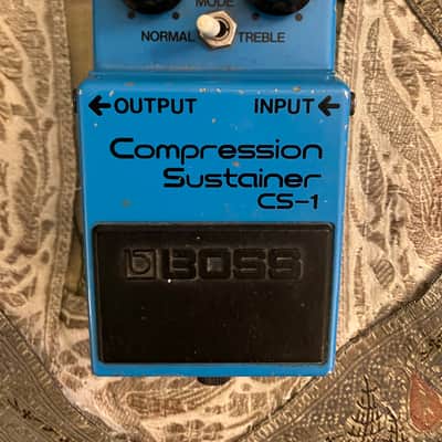 Boss CS-1 Compression Sustainer (Black Label) 1978 - 1982 - Blue image 1