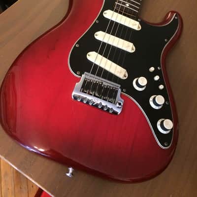Fender Elite Stratocaster 1983 Transparent Red Burst image 7