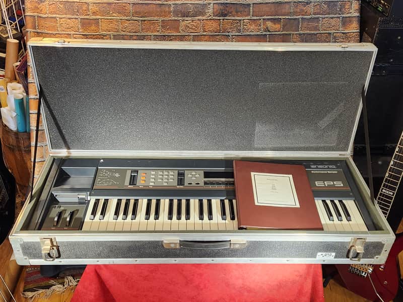 Vintage 1988 Ensoniq EPS Performance Sampler w/ Flight Case, User Manual, 56!! Sound Cards & 2×-Memory Expander image 1