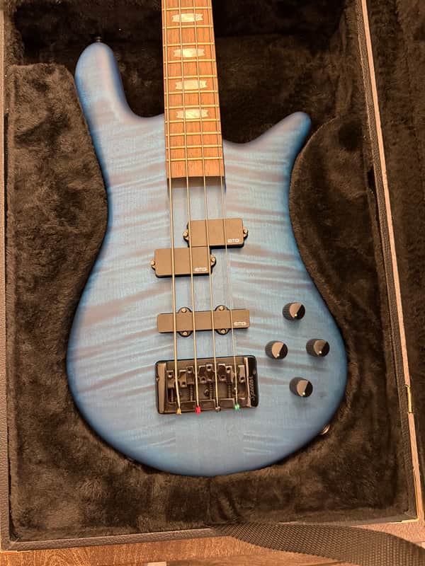 NEW Spector Euro 4 LX Black & Blue Matte with Hard Case