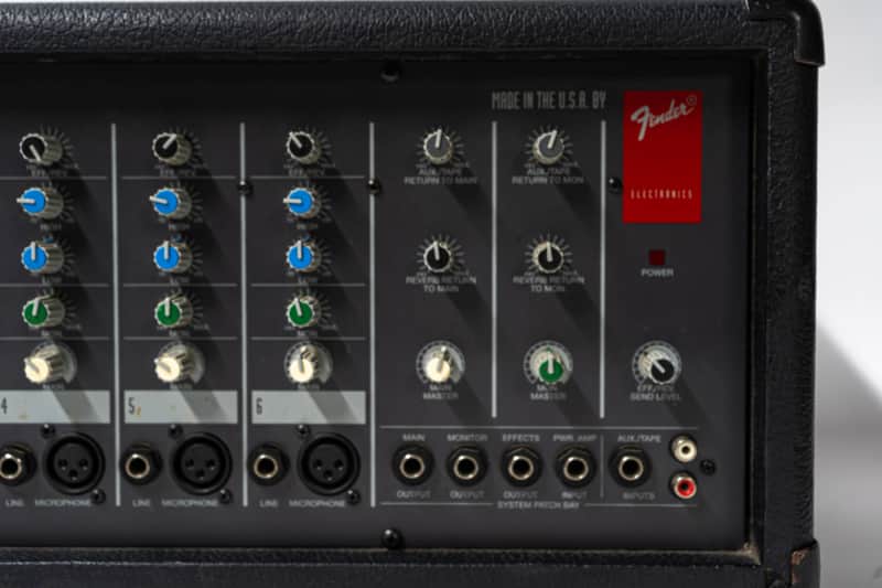 Fender LX-1506 150 Watts 6 Channel Powered Mixer with Reverb | Reverb