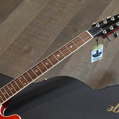 Minty! 2017 Heritage H-535 Semi-Hollow Electric Guitar Figured Cherry + COA OHSC image 7