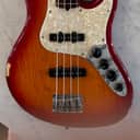 Fender American Deluxe Jazz Bass Ash with Rosewood Fretboard 2004 - 2006 - Aged Cherry Sunburst