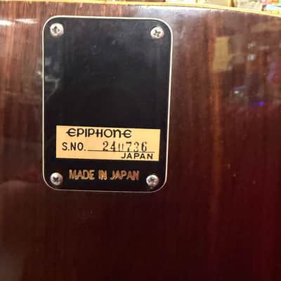 Epiphone FT-135 Cortez DeLuxe 1971 - 1979 - Natural image 4
