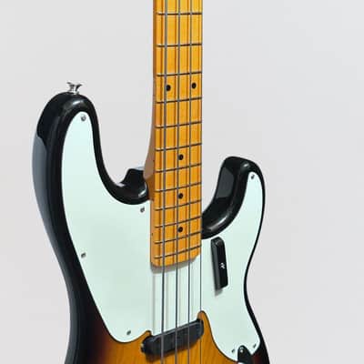 Fender American Vintage II 1954 Precision P 4 String Electric Bass Guitar 2025 - Sunburst image 3