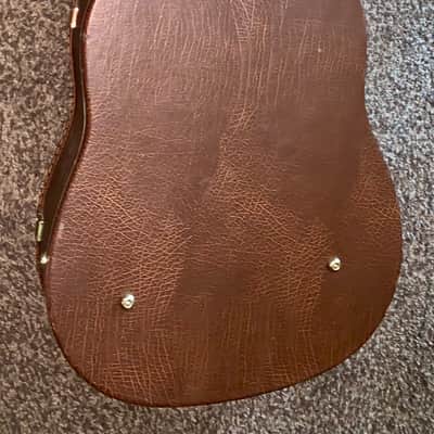 Dean Hardshell acoustic Guitar Case brown image 5