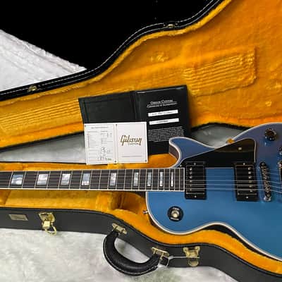 NEW! Gibson Les Paul Custom - Pelham Blue VOS - Dealer Select - Ebony Board - Authorized Dealer - Only 9.65 lbs - G07384 image 14