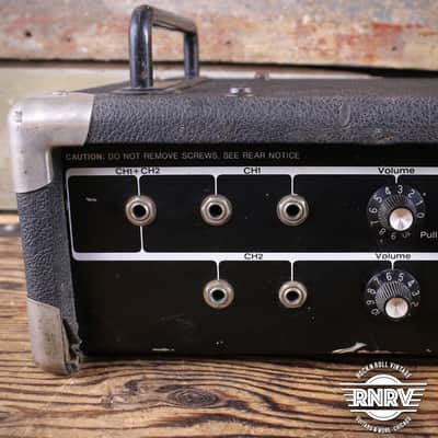 Univox U200L Mobile Ohm 200 watt Guitar Head 70s - Black image 3