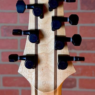 Schecter USA Custom Shop Sunset Extreme 7-string Electric Guitar - Natural Satin Stabilized Burl Top image 16