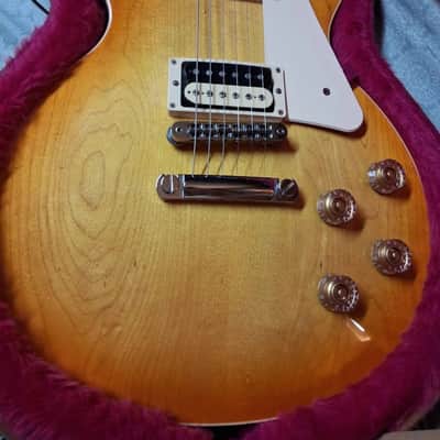 2016 Gibson Les Paul Traditional Plain Top Zebra Lemon Burst image 1