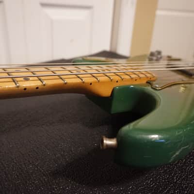Peavey Fury 1983 Green Clover Custom Finish Super Ferrite Pickup Vintage Made in USA Maple Neck MIA image 23