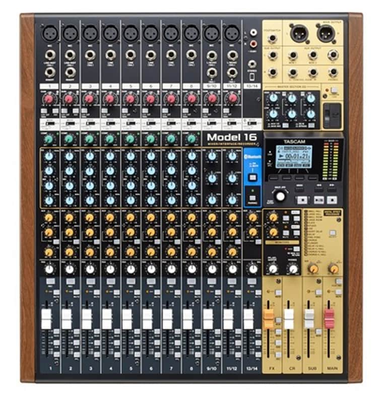 Tascam Model 16 All-in-One Mixing Studio image 1