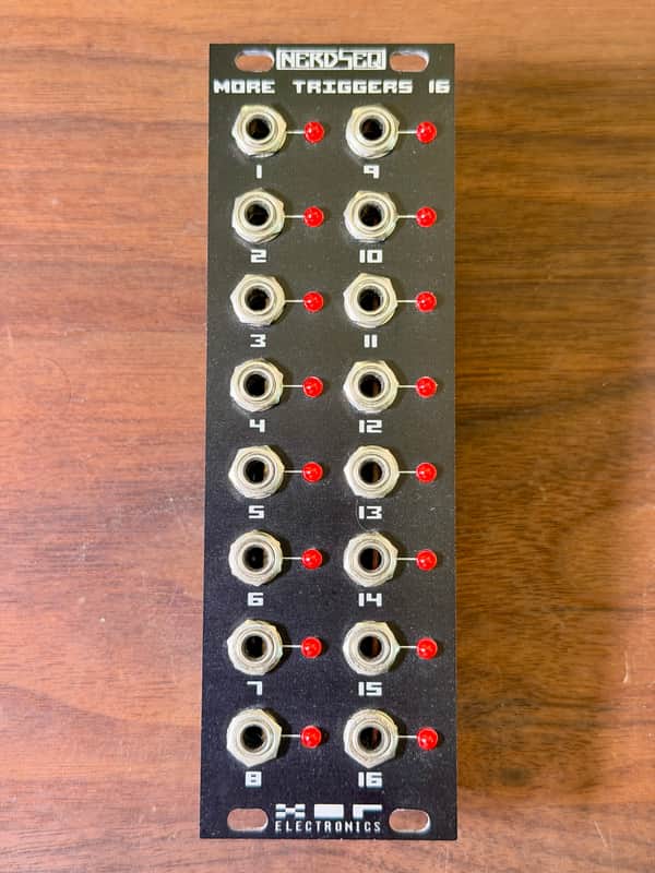 XOR Electronics NerdSEQ More Triggers 16 Expander - Black image 1