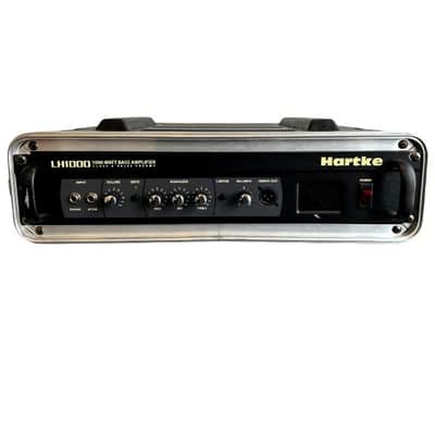 Hartke LH1000 - Bass Amplifier - Black - Good w/ rack-mounted in flight case image 1