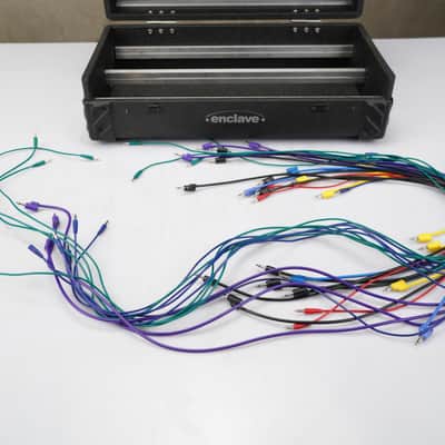 Enclave Flight 12U Portable Eurorack Modular Case w/ Tiptop Patch Cables #58749 image 13