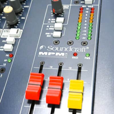 Soundcraft MPMi 12/2 12-Channel Mono + 2-Channel Stereo Analog Mixer CG013YT image 6