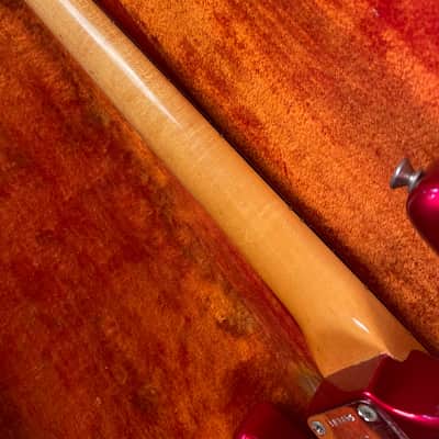 Vintage 1966 Fender Strat – Rare Candy Apple Red – All Original, Excellent+ image 18