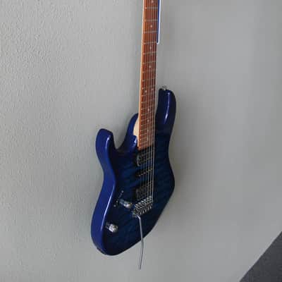 Brand New Ibanez Gio GRX70QAL Left Handed Electric Guitar - Transparent Blue Burst image 3