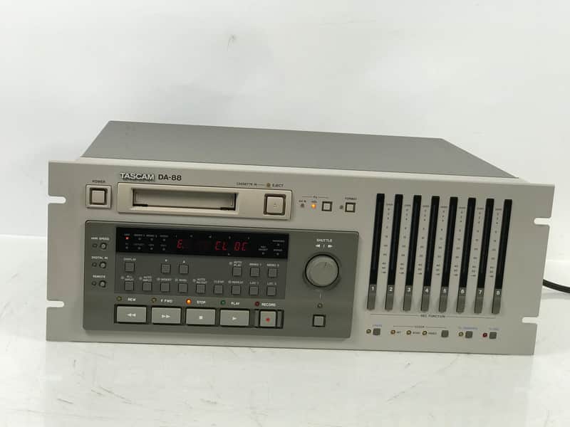 Tascam DA-88 Professional Digital 8 Track Multitrack Recorder image 1