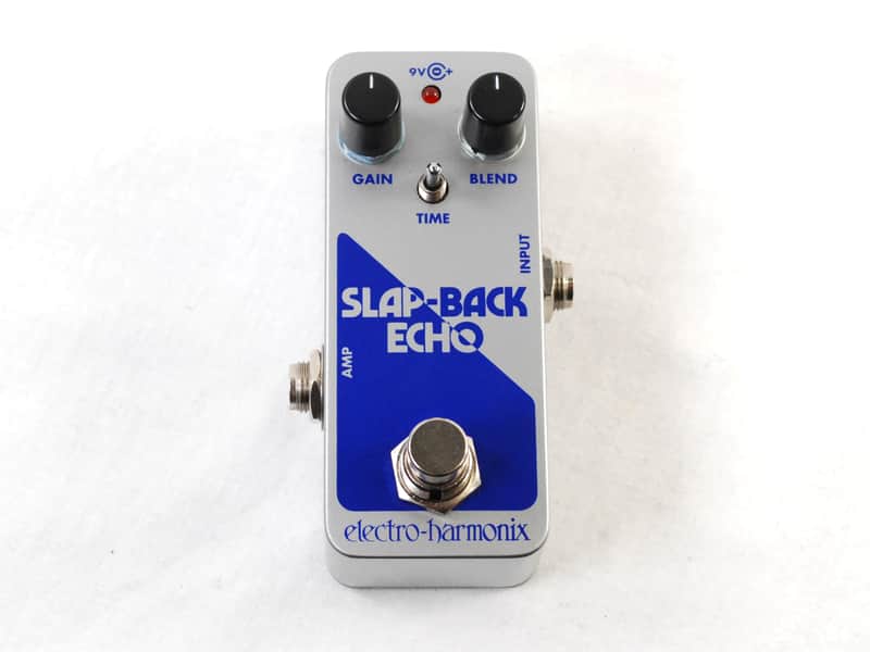 Used Electro Harmonix EHX Slap-Back Echo Analog Delay Guitar Effects Pedal image 1