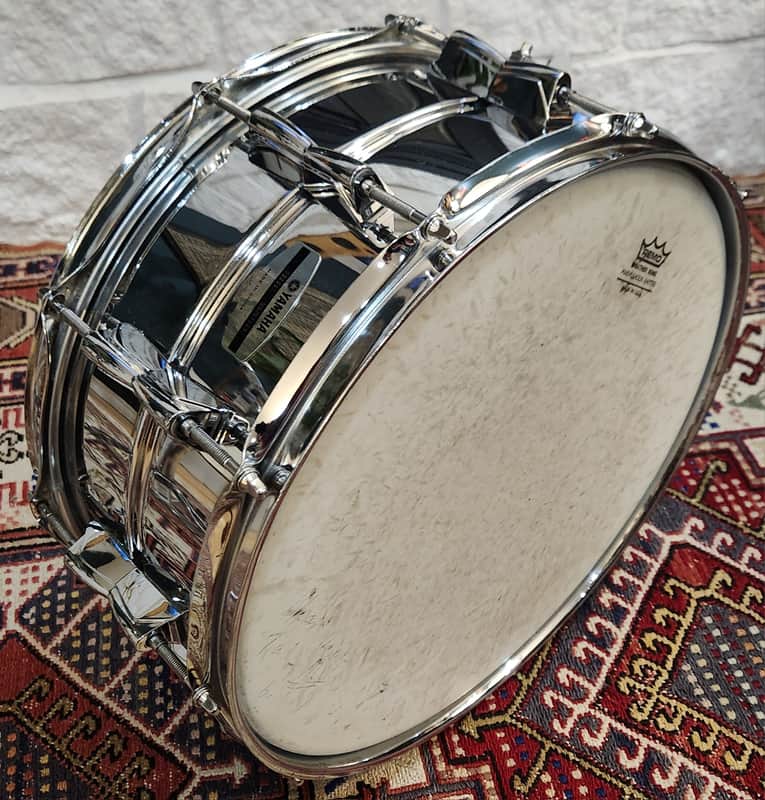 STUDIO SALE! Yamaha Stage Custom SD 266A Snare 14×6.5 Chrome Over Steel 1990s Japan image 1