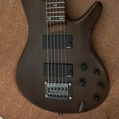 Ibanez SRC6-WNF Bass Workshop Soundgear 2017 Walnut Flat image 1