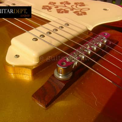 ♚SUBLIME♚ Vintage 1991 GIBSON ES-295 Hollowbody ♚ ALL GOLD ! ♚ P90's !♚ BIGSBY ♚175*335 image 9