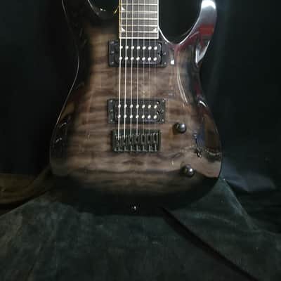 Jackson JS Series JS22Q-7 DKA HT Dinky Archtop - Transparent Black Burst image 2