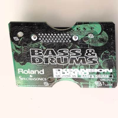 Roland SR-JV80-10 Bass and Drums Expansion Board 1990s - Green