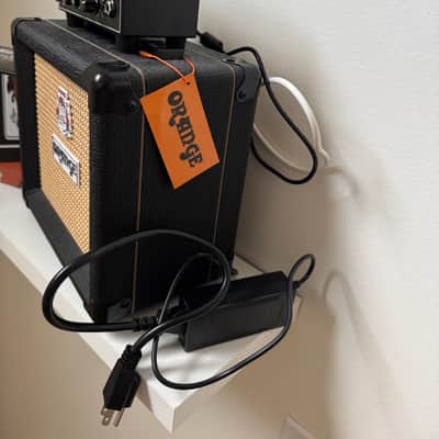 Orange Amplifier Micro Dark 20-Watt Guitar Amp Head and the PPC108 1 x 8" speaker cabinet and CABLE image 2
