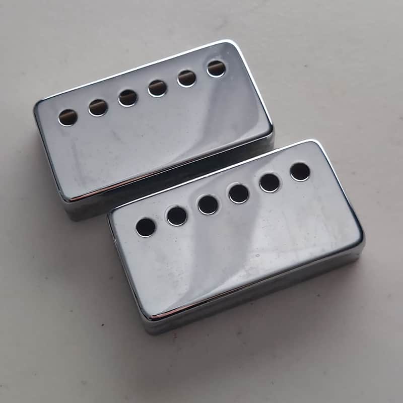 1960's Gibson Chrome Humbucker Pickup Covers (M-249) image 1