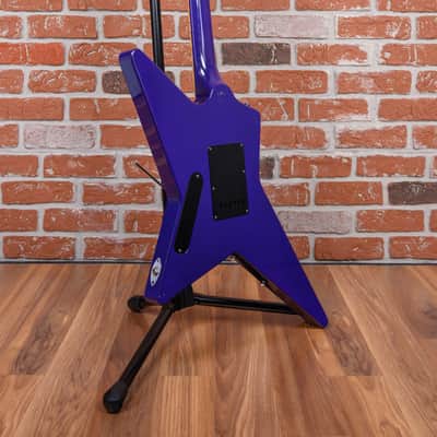 ESP USA Custom Shop Random Star Figured Maple Top See-Thru Purple 2000 w/OHSC image 6
