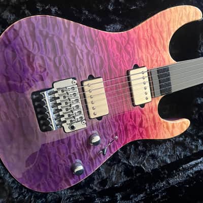 Suhr NAMM Piece Modern Carve Top Stunning Purple Gradient image 1