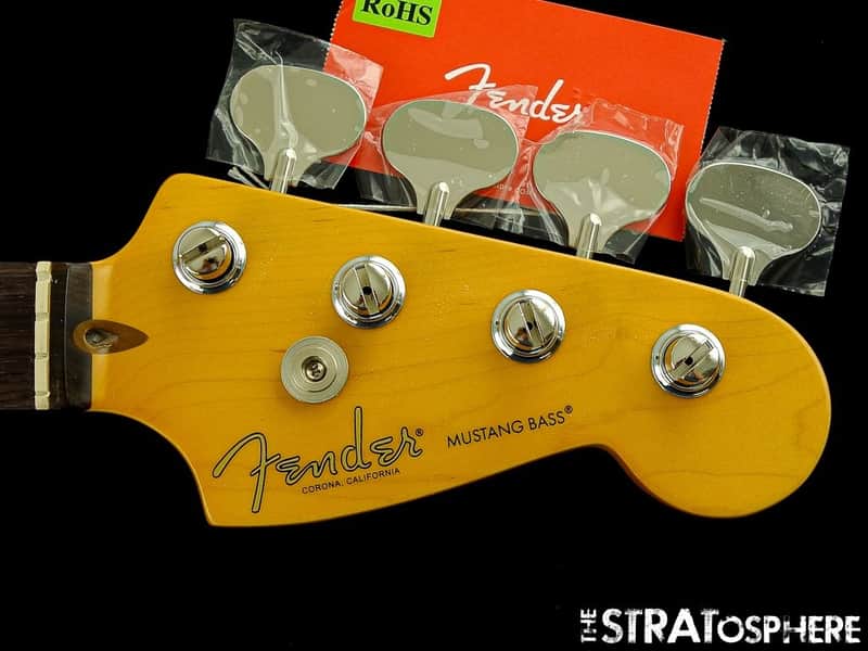 Fender American Professional Classic Mustang Bass NECK & TUNERS Rosewood