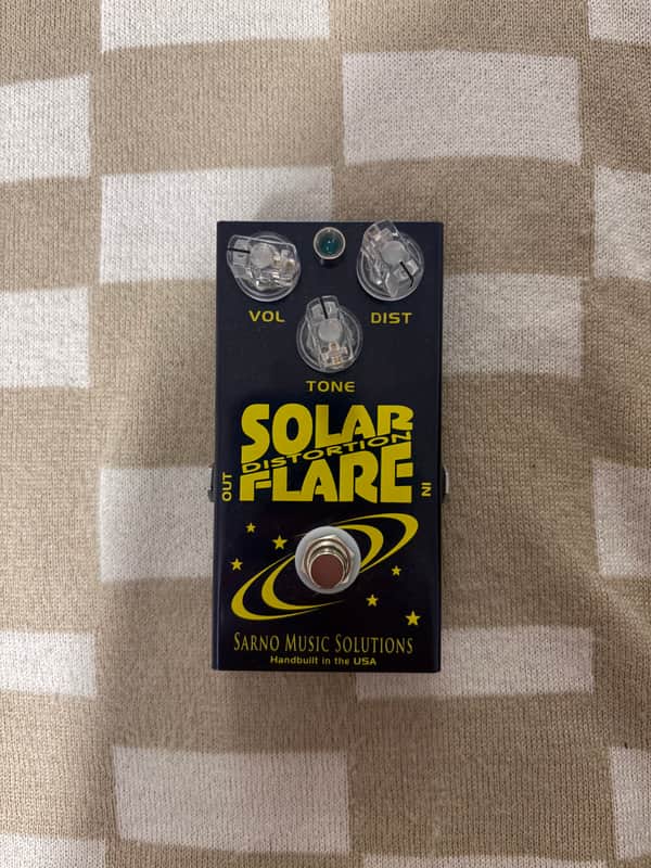 Sarno Solar Flare boutique distortion pedal image 1