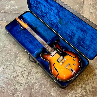 Burns Baldwin 712 c 1967 - Sunburst original vintage UK ENgland 12 string electric guitar