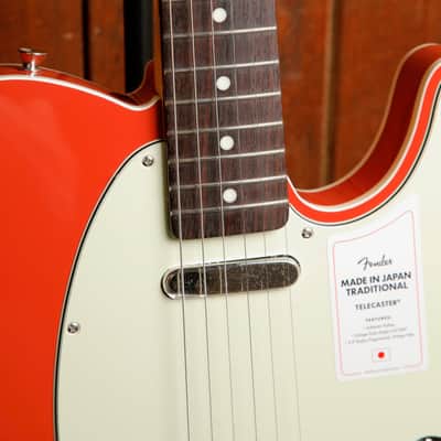 Fender Made in Japan Traditional '60s Telecaster Custom Fiesta Red Electric Guitar image 5